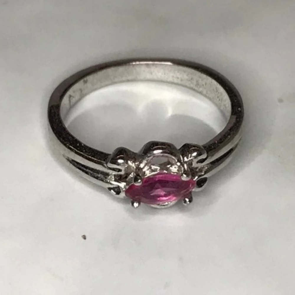 Pink cz Ring - Picture 2 of 2